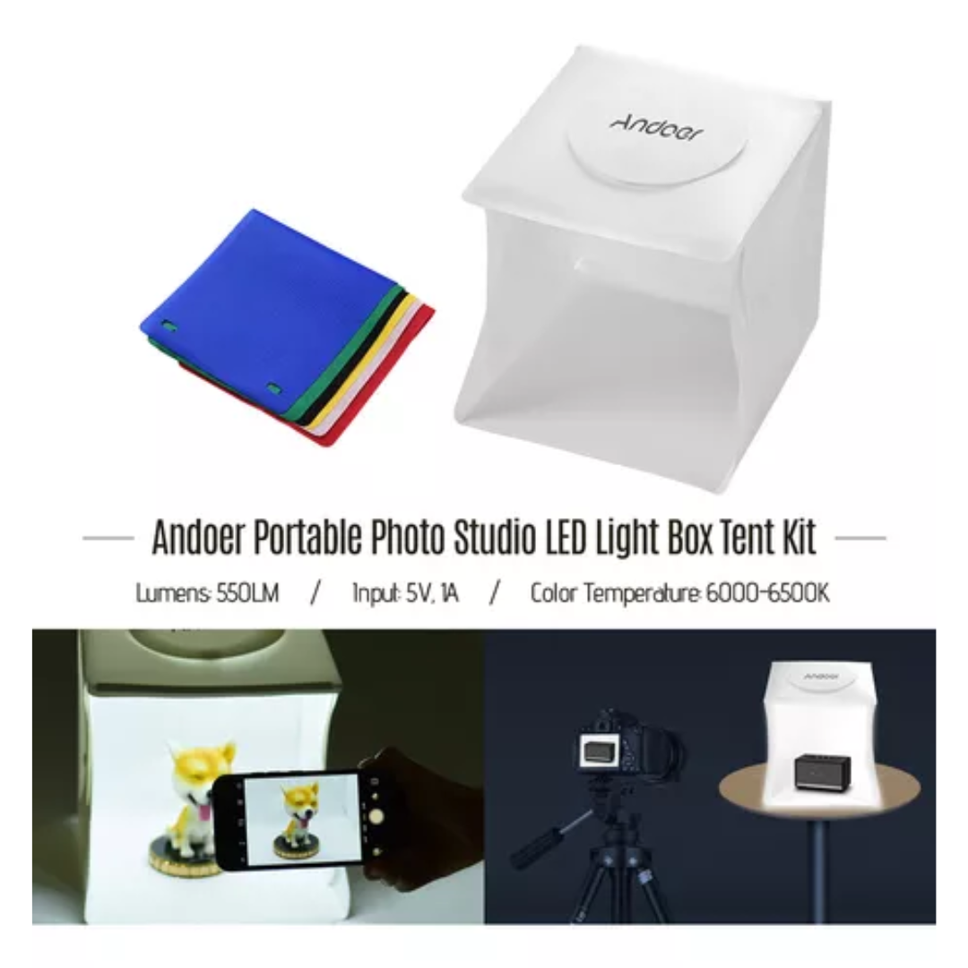 Carpa De Fotografía Con Caja De Luz PV20